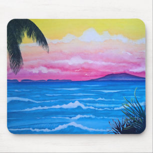 Sunset Ocean Mouse Pad
