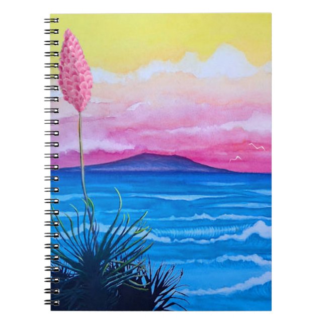 Sunset Ocean  Notebook (Front)