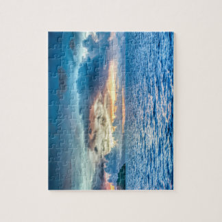 Sunset ocean / sea jigsaw puzzle