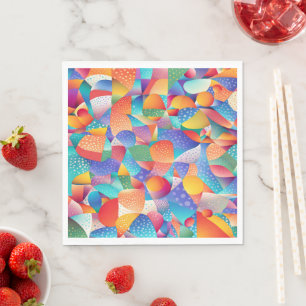 Sunset Ocean Waves Napkin