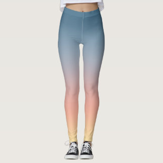 Sunset Ombre Gradient Leggings