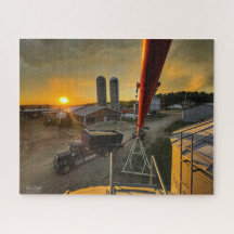 Sunset On An Alberta Farm