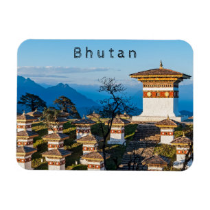 Sunset on Dochula Pass - Bhutan, Himalaya Magnet