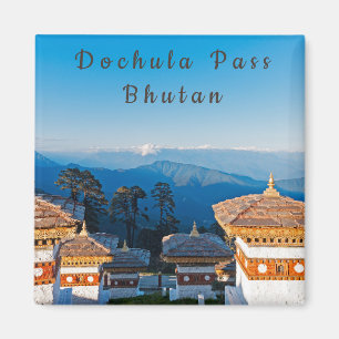 Sunset on Dochula Pass - Bhutan, Himalaya Magnet
