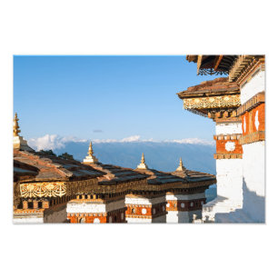 Sunset on Dochula Pass - Bhutan, Himalaya Photo Print