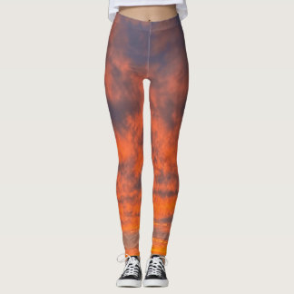 Sunset on Fire Leggings
