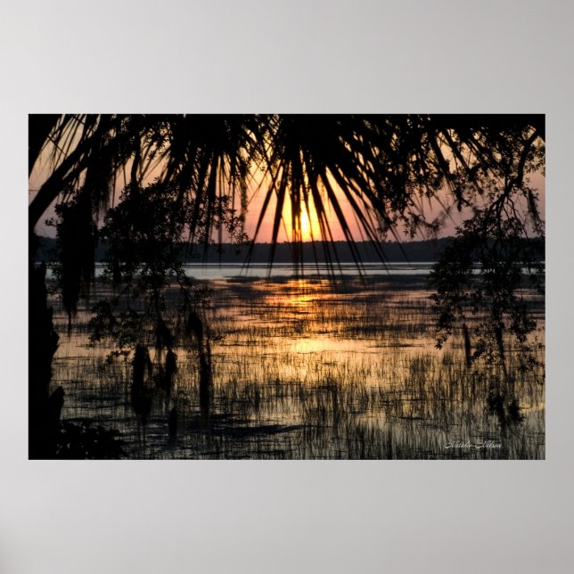 Sunset on Hilton Head #2 Poster (Front)