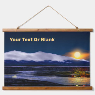Sunset On Ice Hanging Tapestry
