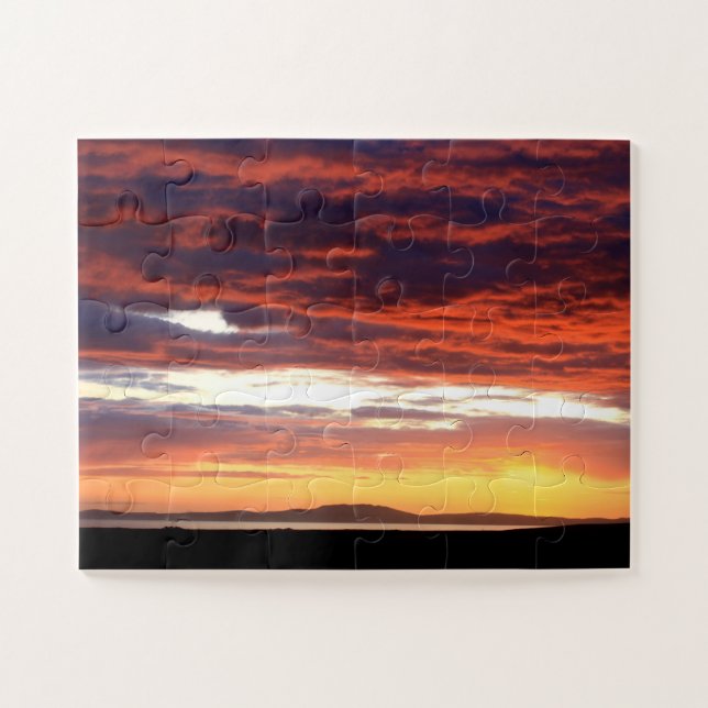 Sunset on Islay, Scotland Jigsaw Puzzle (Horizontal)
