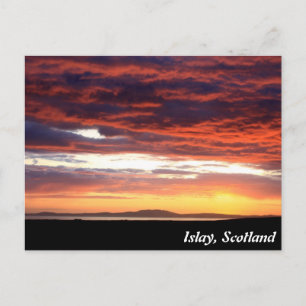 Sunset on Islay, Scotland Postcard