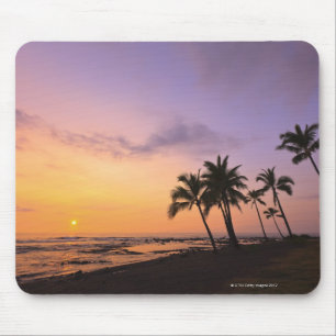 Sunset on Kahaluu Bay in Kona,Hawaii 2 Mouse Pad