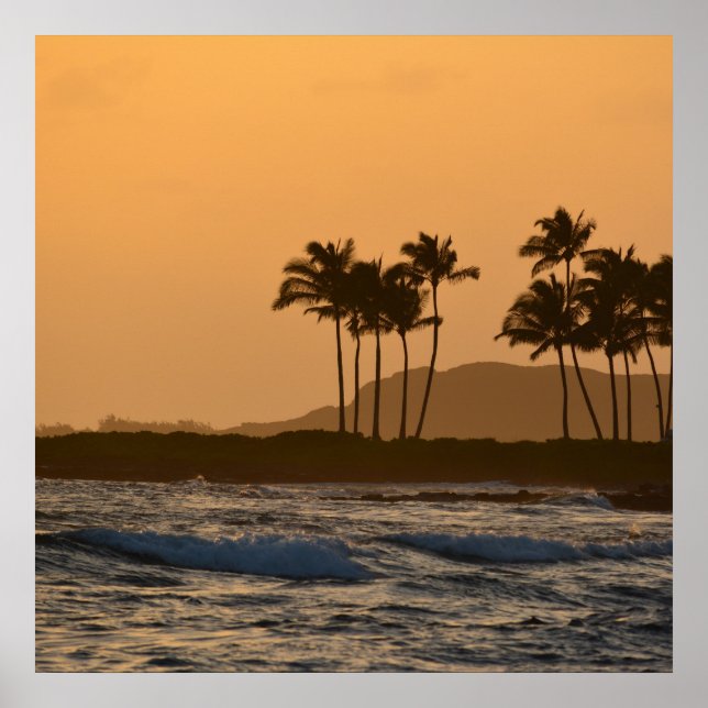 Sunset on Kauai Poster (Front)