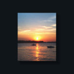 Sunset on Lake Okoboji, Iowa Canvas Print<br><div class="desc">Beautiful sunset on Lake Okoboji,  Iowa</div>
