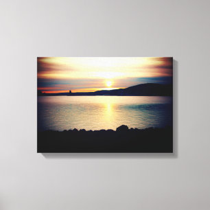 Sunset on Lake Superior   Canvas Print