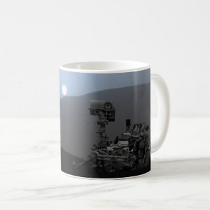 Sunset on Mars Curiosity Rover Coffee Mug