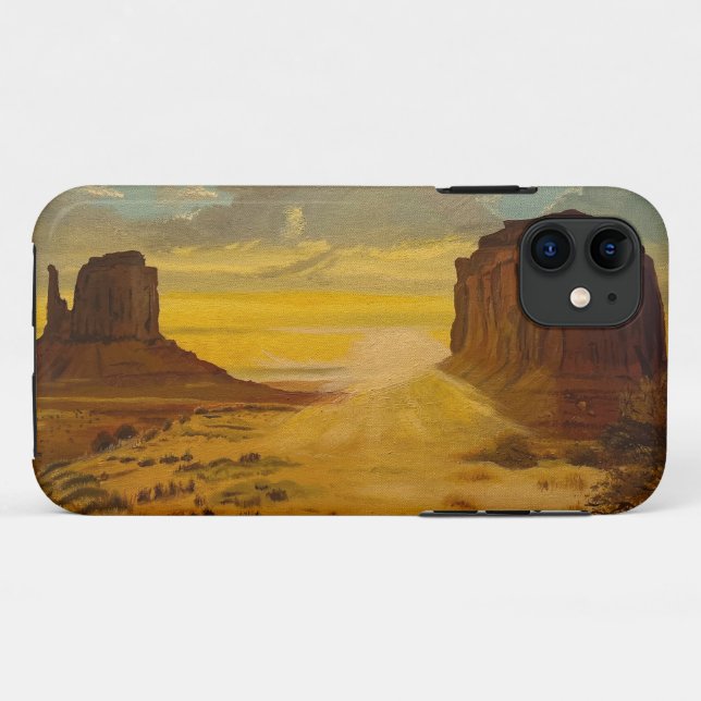 Sunset on Monument Valley, by Gary Poling Case-Mate iPhone Case (Back (Horizontal))