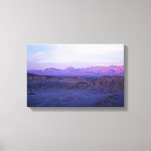 Sunset on Moon Valley - Chile Canvas Print