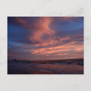 Sunset on Morro Strand Postcard