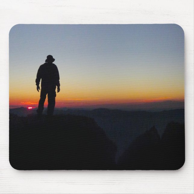 Sunset on Mt Whitney - John Muir Trail Mouse Pad (Front)