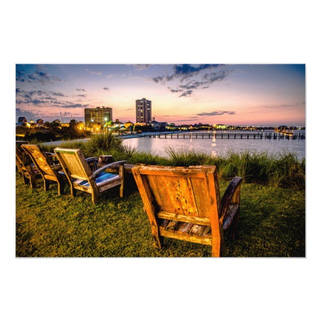 Sunset on Pensacola Beach Photo  Print (Front)