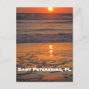Sunset on Saint Pete Beach Postcard
