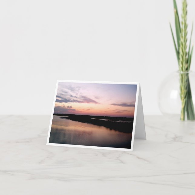 Sunset on Shelter Cove Card (Front)