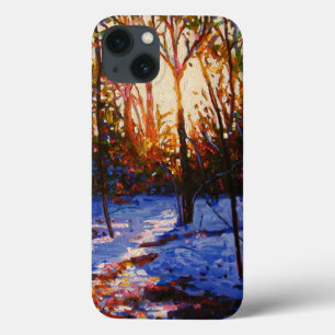 Sunset on snow 2010 iPhone 13 case