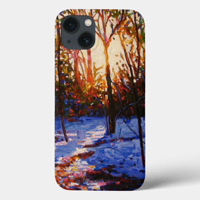 Sunset on snow 2010 Case-Mate iPhone case (Back)