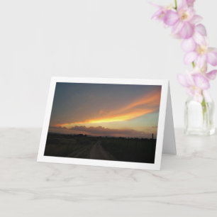 Sunset on Spanish Road Card