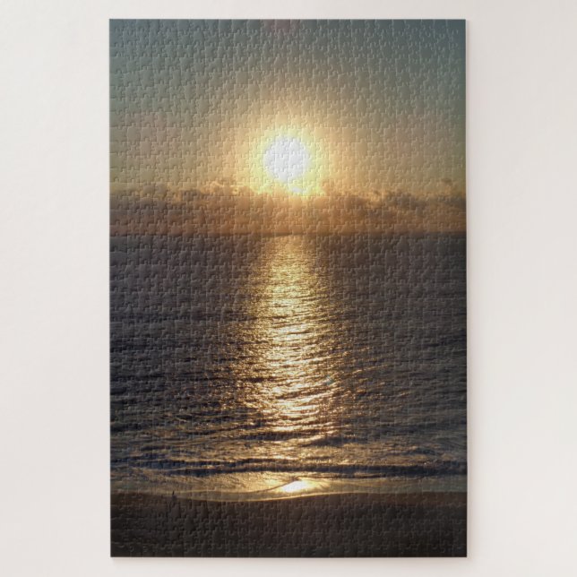 Sunset on the Bay Jigsaw Puzzle (Vertical)