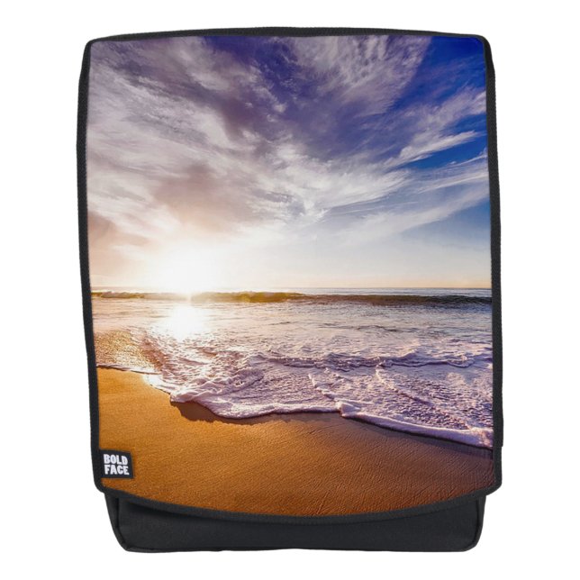 Sunset on the Beach Backpack (Front)