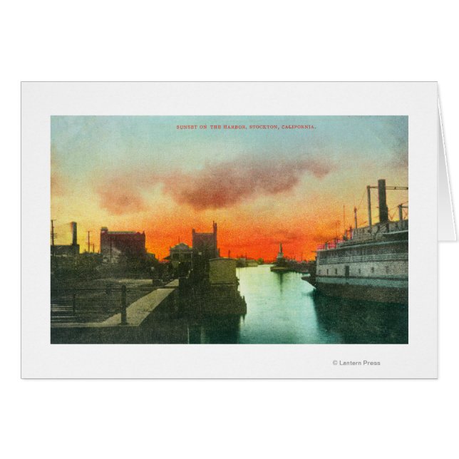 Sunset on the Harbour ViewStockton, CA (Front Horizontal)