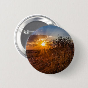 Sunset on the Kalahari desert, Namibia 2 Inch Round Button
