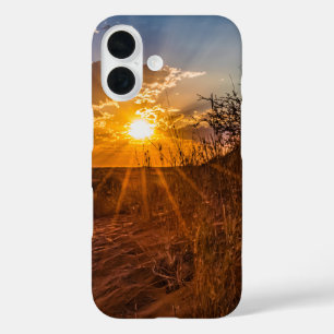 Sunset on the Kalahari desert, Namibia iPhone 16 Case