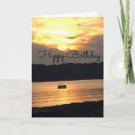 SUNSET ON THE LAKE BIRTHDAY CARD<br><div class="desc">SUNSET ON THE LAKE BIRTHDAY CARD</div>