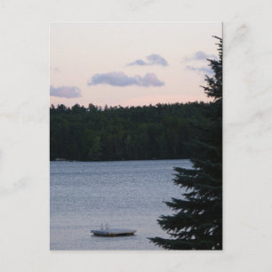 Sunset on the Lake Postcard