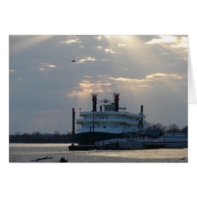 Sunset on the Mississippi River (Front Horizontal)