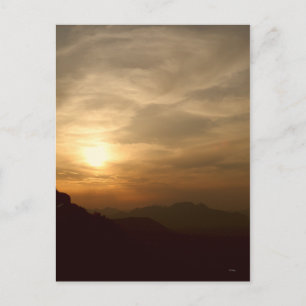 Sunset on the Montgo Postcard