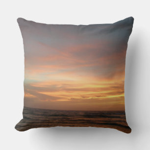 Sunset On The Outer Banks of North Carolina Throw Pillow