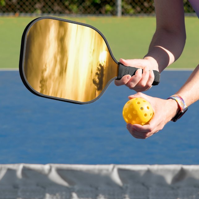 Sunset On The Pacific Ocean Pickleball Paddle (Insitu)