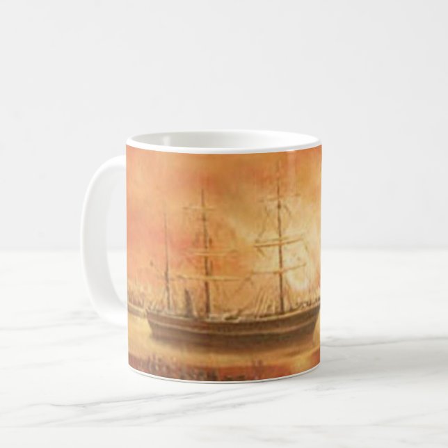 Sunset on the Past Coffee Mug (Front Left)