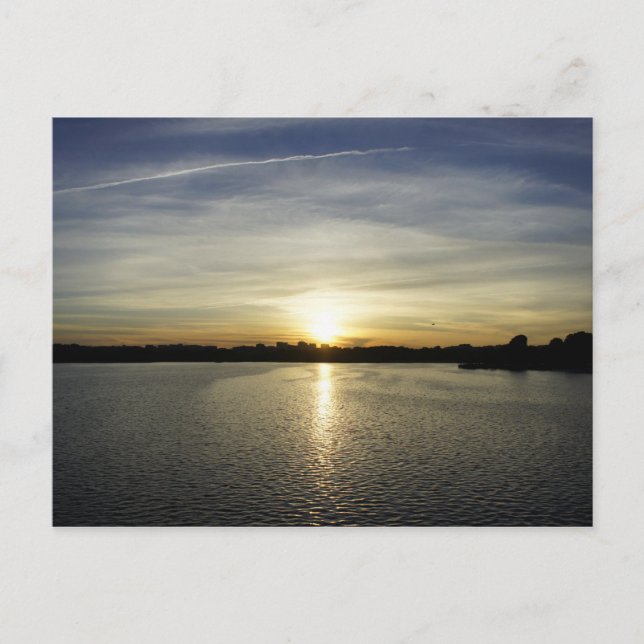 Sunset on the Potomac Postcard (Front)