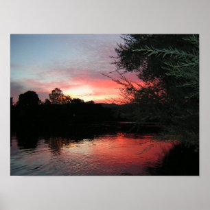 Sunset on the Rogue Poster