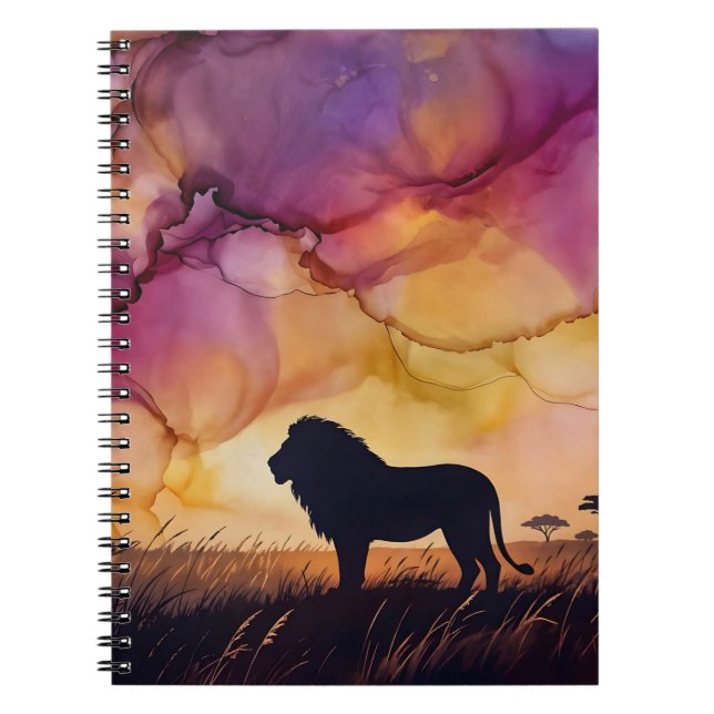 Sunset on the Savanna Notebook (Front)