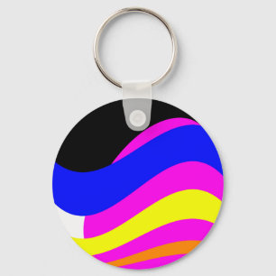 Sunset on the sea keychain