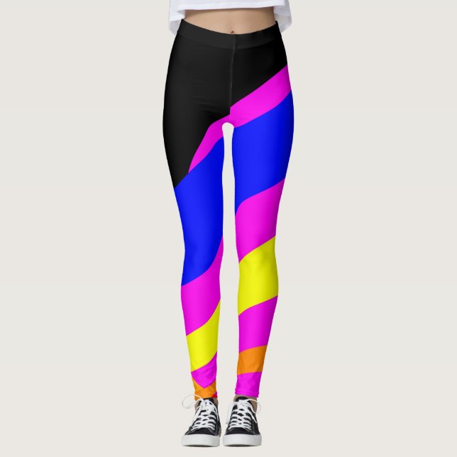 Sunset on the sea leggings (Front)