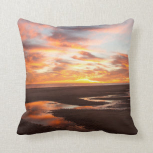 Sunset On The Sea Of Cortez Throw Pillow