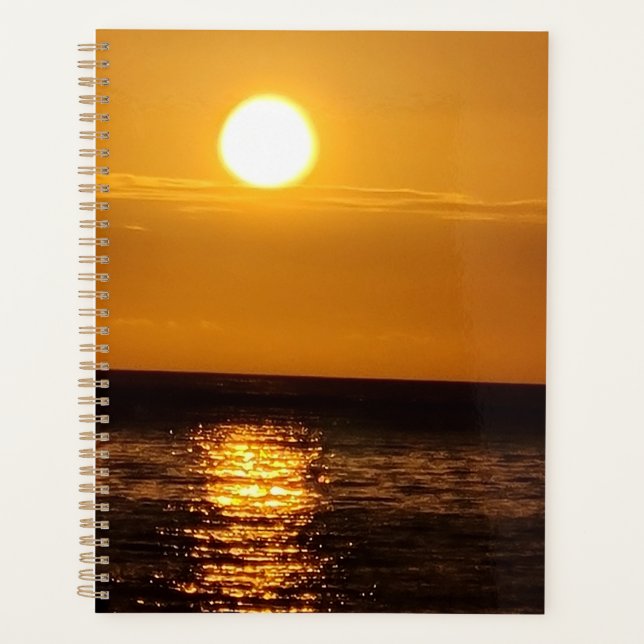 Sunset on the Sea Planner (Front)
