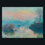 Sunset on the Seine at Lavacourt by Claude Monet Photo Print<br><div class="desc">Claude Monet - Sunset on the Seine at Lavacourt,  Winter Effect,  1880. Claude Monet was a French painter,  a founder of French Impressionist painting.</div>