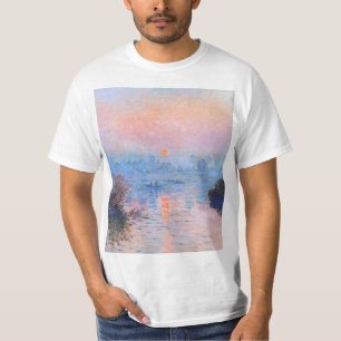 Sunset on the Seine Claude Monet T-Shirt